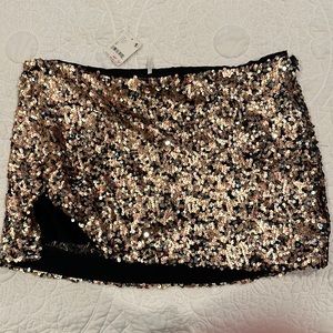 Free People Sequin Skirt